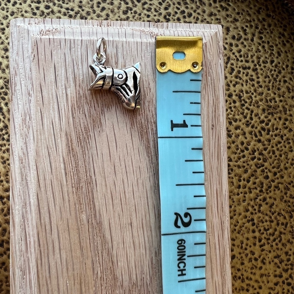 Tiny Inline Skate Charm Vintage Sterling Silver 925 NOS - Picture 6 of 6